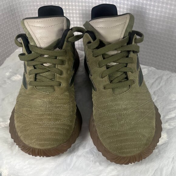 Adidas Sobakov 'Raw Khaki Cargo' in a suede upper with a rubber outsole Size 10 - Picture 2 of 9